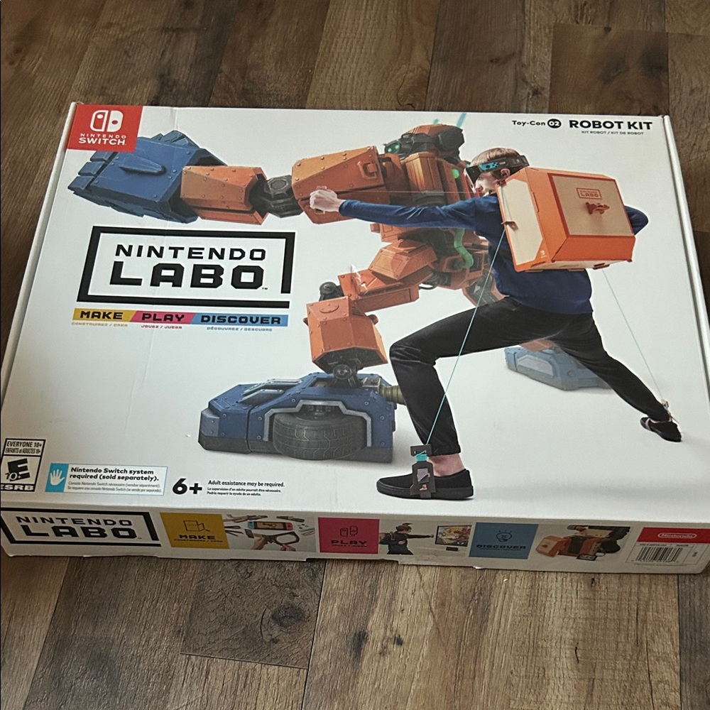 Nintendo Labo Interactive Robot Kit with Orange and Blue